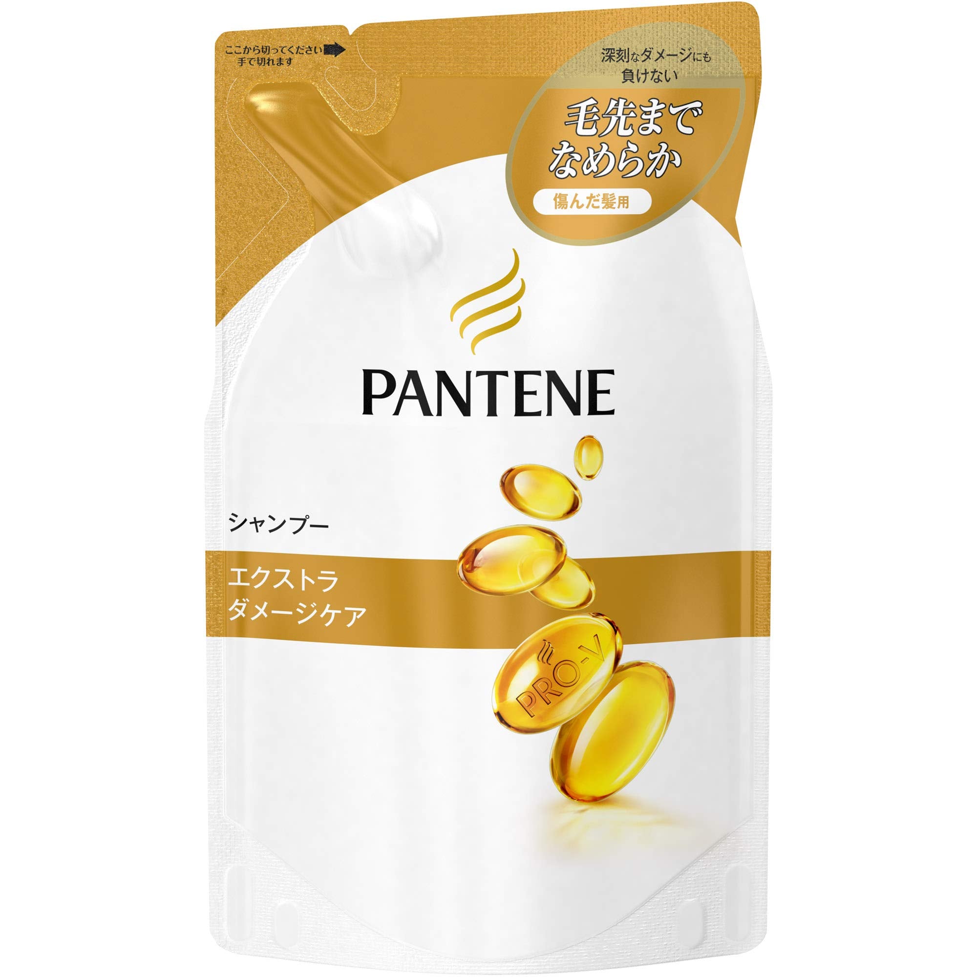 Pantene Extra Damage Care Shampoo Refill for Dry and Damaged Hair 530ml