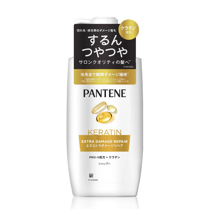 Pantene Extra Damage Repair Shampoo Pump 400ml for Stronger Hair