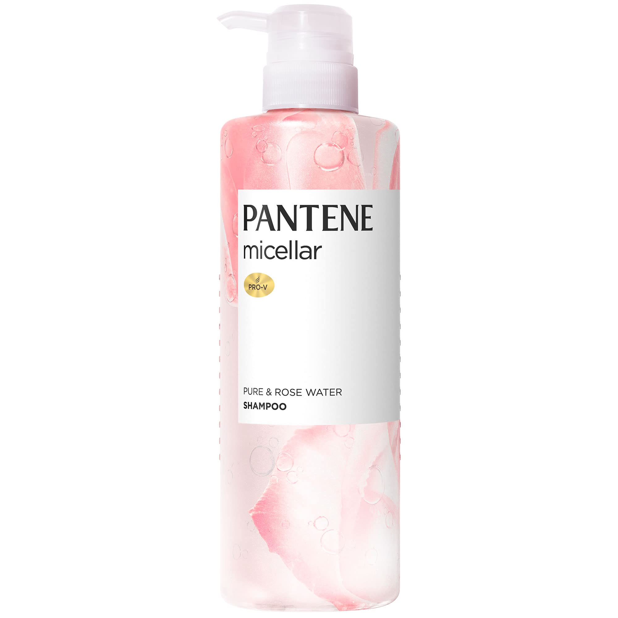 Pantene Micellar Non-Silicone Shampoo with Rose Water Pump 500ml