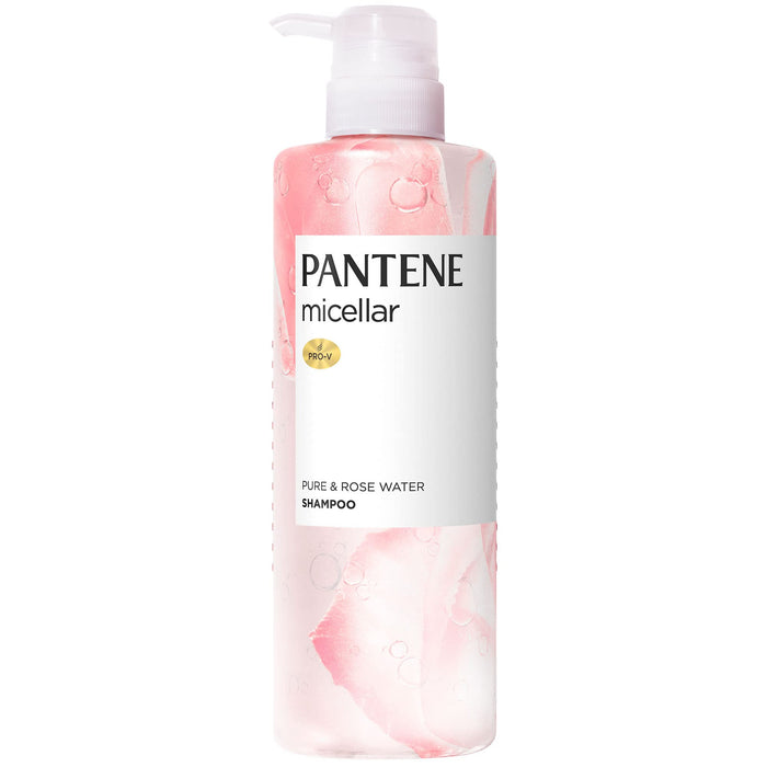 Pantene Micellar Non-Silicone Shampoo with Rose Water Pump 500ml