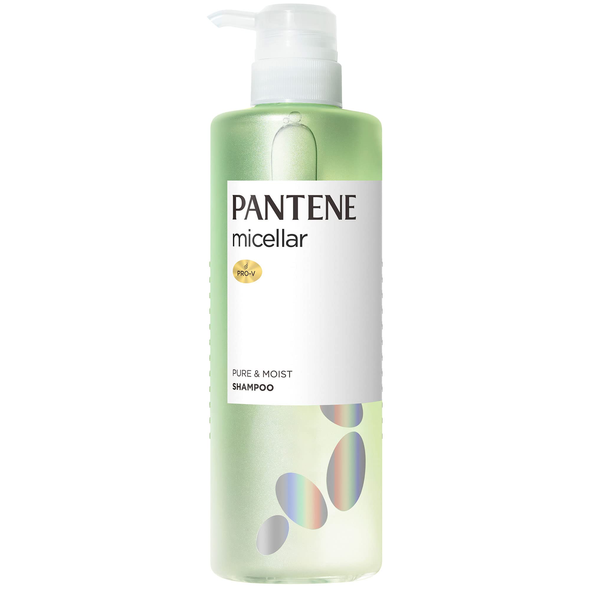 Pantene Micellar Shampoo Pump 500ml Silicone-Free Pure Cleanse Formula