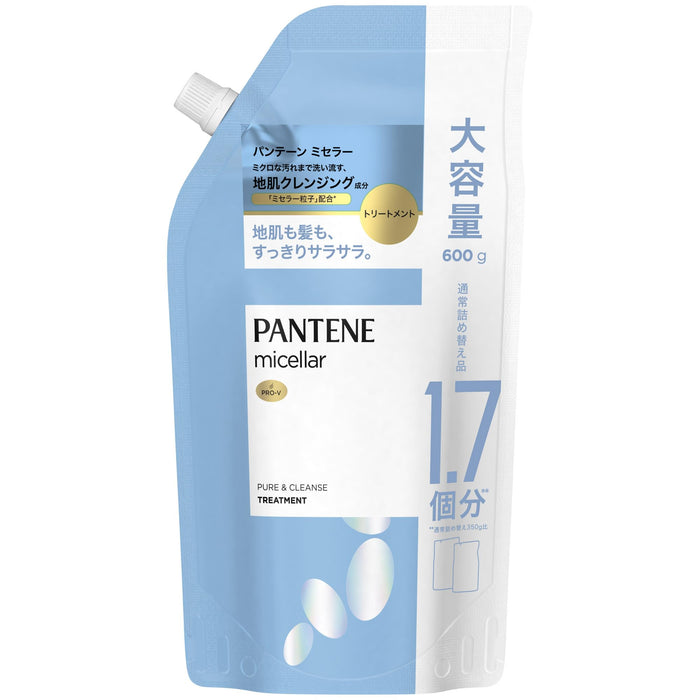 Pantene Micellar Treatment Pure & Cleanse Refill 600g Hair Care