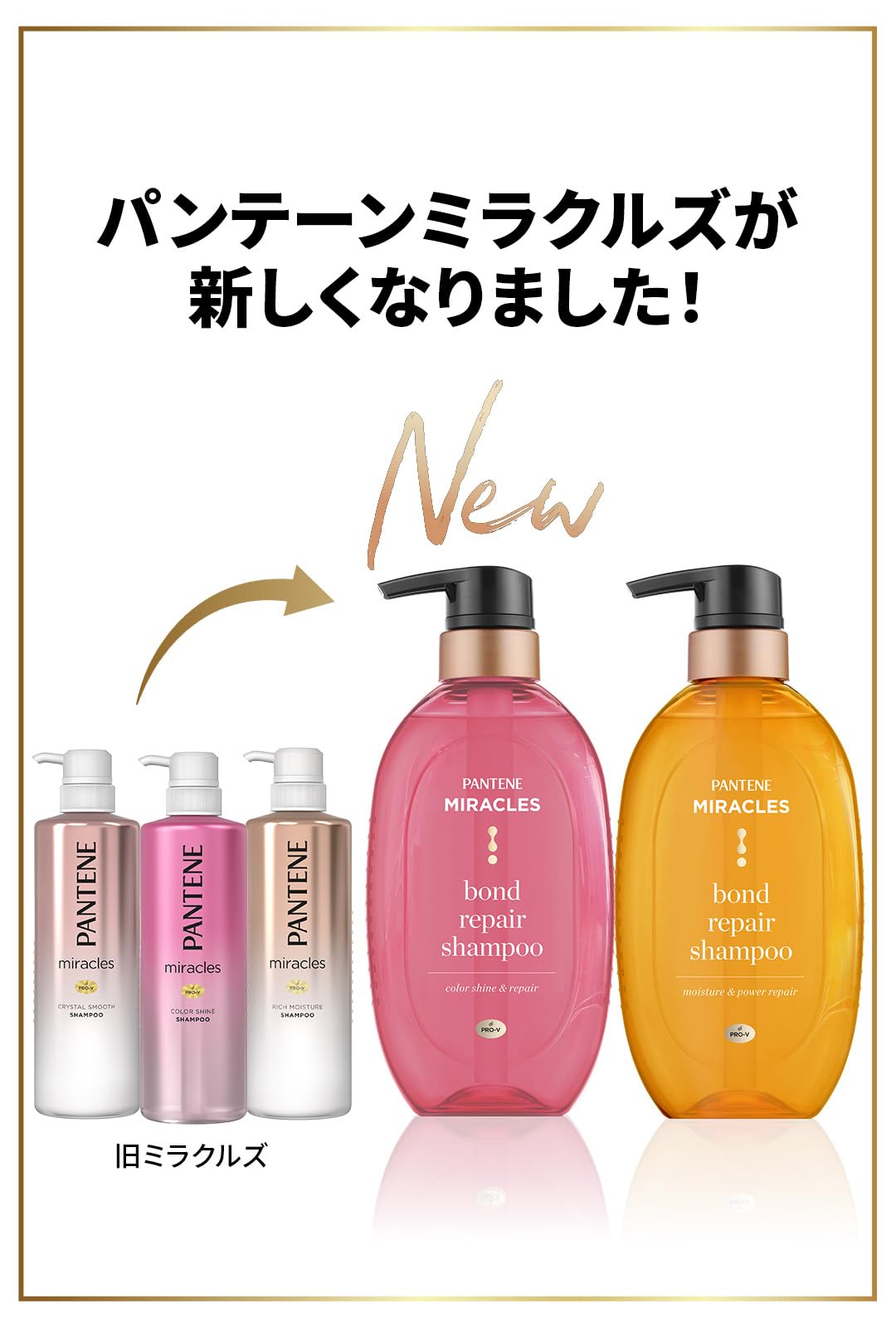 Pantene Miracles Color Shine Shampoo Pump 480ml for Vibrant Hair