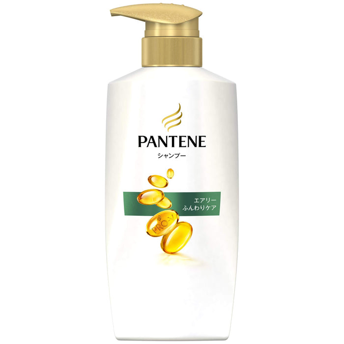 Pantene Airy Soft Care Shampoo Pump 450ml for Lightweight Volume