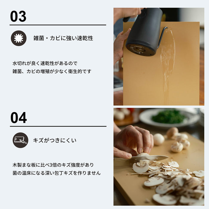 Parker 出品 Asahi Cookin' Cut 抗菌橡胶切菜板