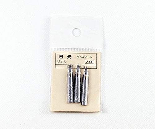 Tachikawa Pin Nikko Comic Pen Nib N-5 School 3-Pack