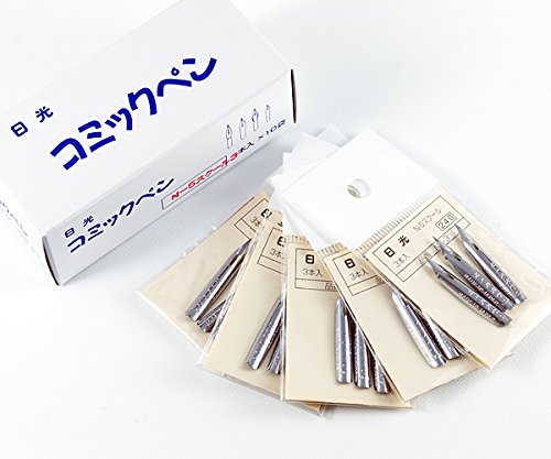 Tachikawa Pin Nikko Comic Pen Nib N-5 School 3-Pack