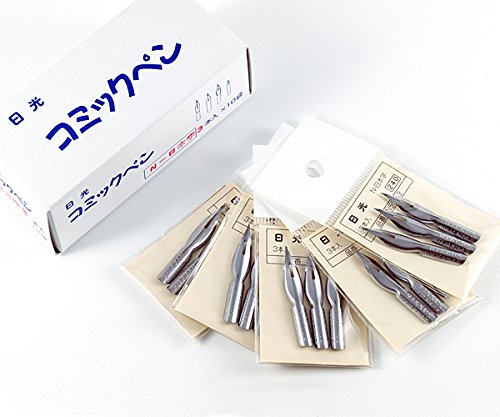 Tachikawa Pin Nikko Comic Pen N-Nihonji 3-Pack Pen Tips