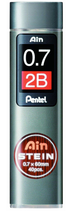 Pentel Ain Refill Leads 0.7mm 2B - New Packaging