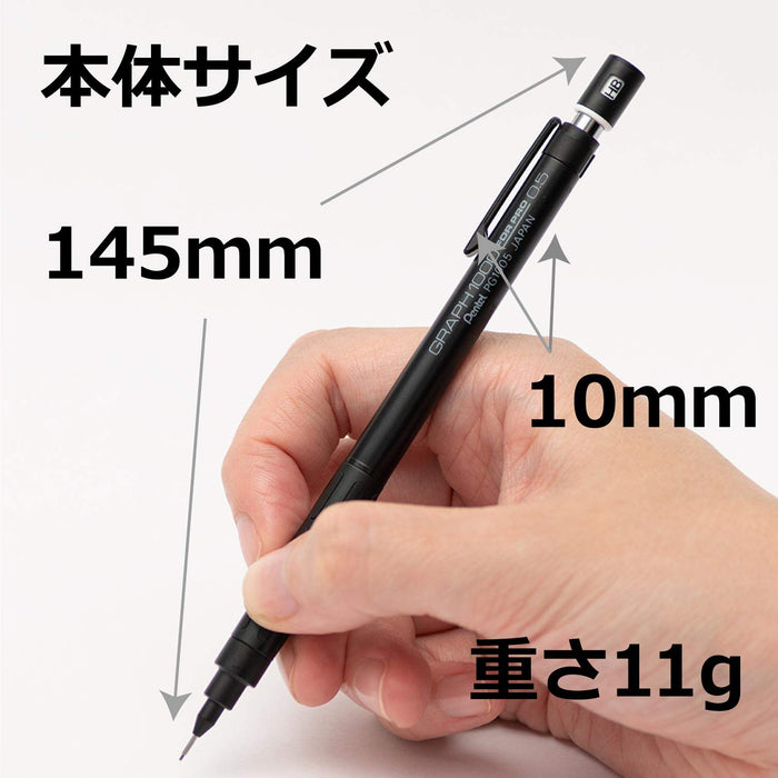 Pentel Graph 1000 Forpro Mechanical Pencil 0.5mm Precision Writing Instrument