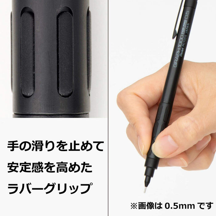 Pentel Graph 1000 Forpro 自动铅笔 0.5 毫米精密书写工具