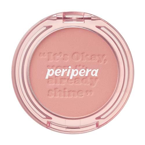 Peripera Pure Brushed Sunshine Cheek Blush Milktea Coral Shade 02 1 Count