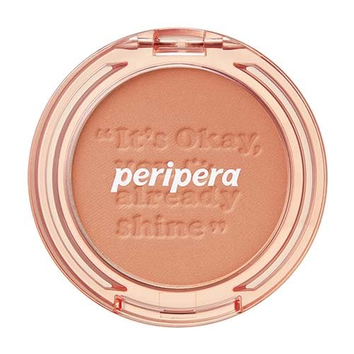 Peripera Pure Brushed Sunshine Cheek Blush Milktea Coral Shade 02 1 Count