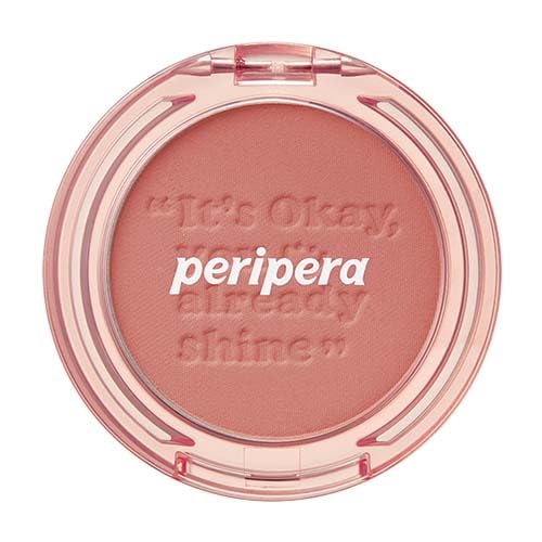 Peripera Pure Brushed Sunshine Cheek Blush Milktea Coral Shade 02 1 Count
