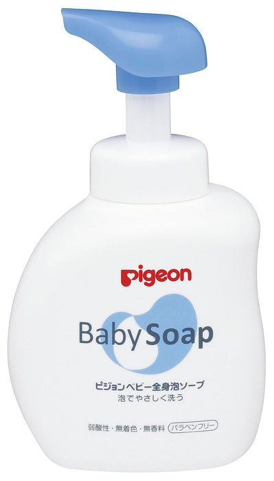 Pigeon 貝親 全身泡沫嬰兒肥皂瓶 500 毫升，適合新生兒及以上