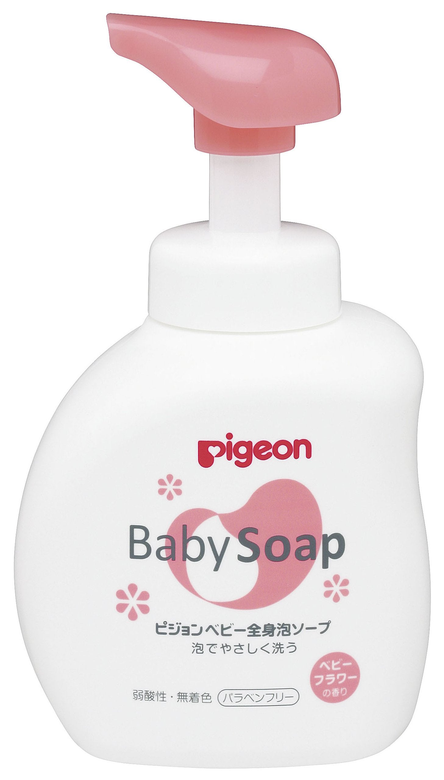 Pigeon Whole Body Foam Soap Flower Scent 500Ml for 0 Months and Up