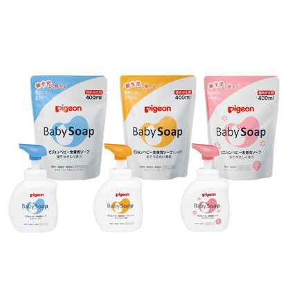 Pigeon Whole Body Foam Soap Flower Scent 500Ml for 0 Months and Up