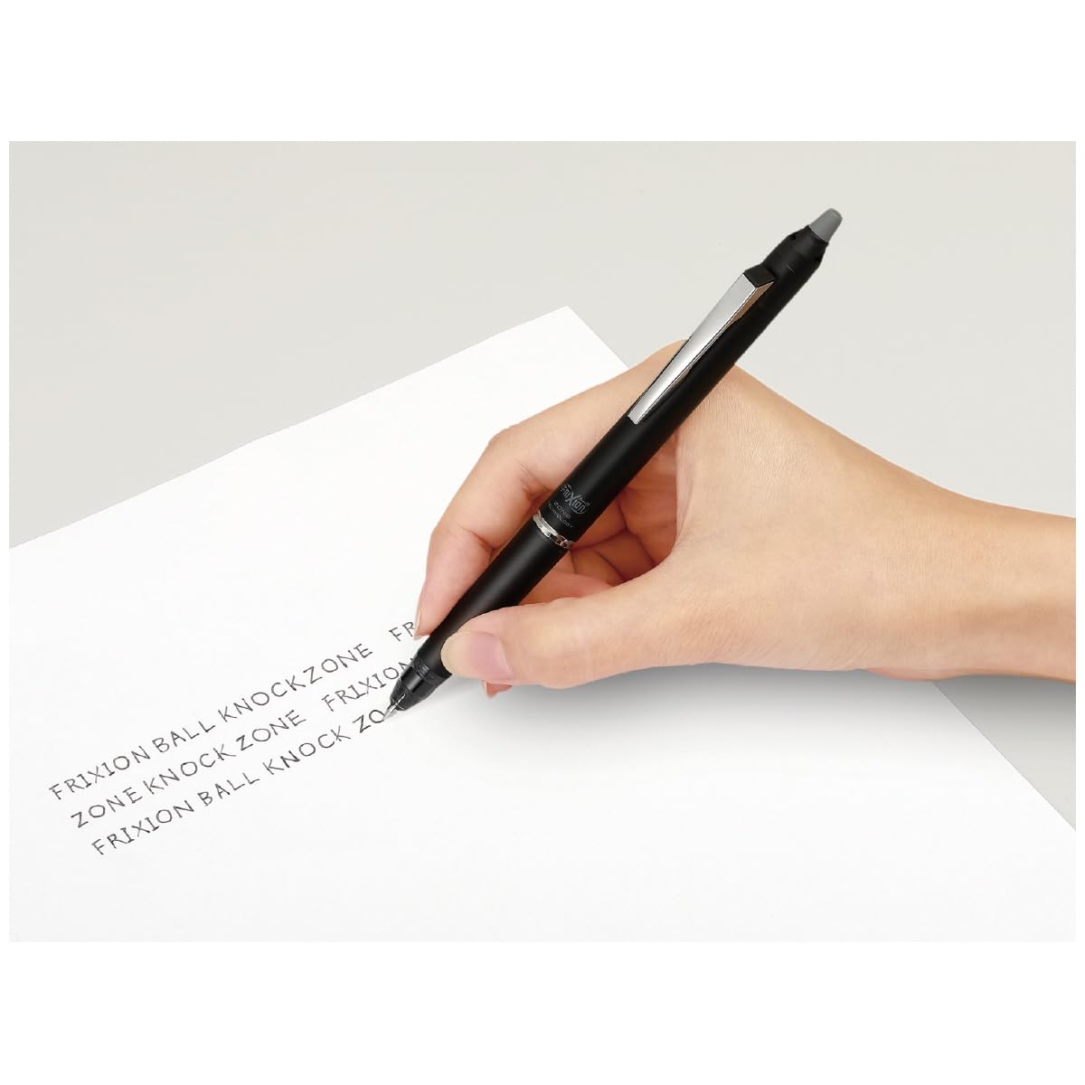 Pilot Frixion Ball Knock Zone 0.5mm Ballpoint Pen All Time Black
