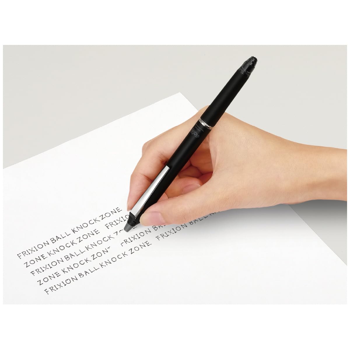 Pilot Frixion Ball Knock Zone 0.5mm Ballpoint Pen All Time Black