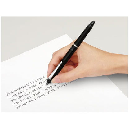 Pilot Frixion Ball Knock Zone 0.7mm Black Retractable Ballpoint Pen