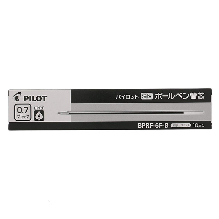 Pilot Ballpoint Pen Refill 0.7mm Black BPRF-6F-B 10 Sets