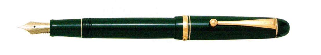 Pilot Custom 74 Dark Green Fountain Pen with Bold Nib
