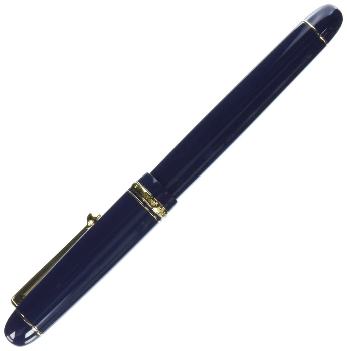 Pilot Custom 74 Fountain Pen with B-Nib Dark Blue Body