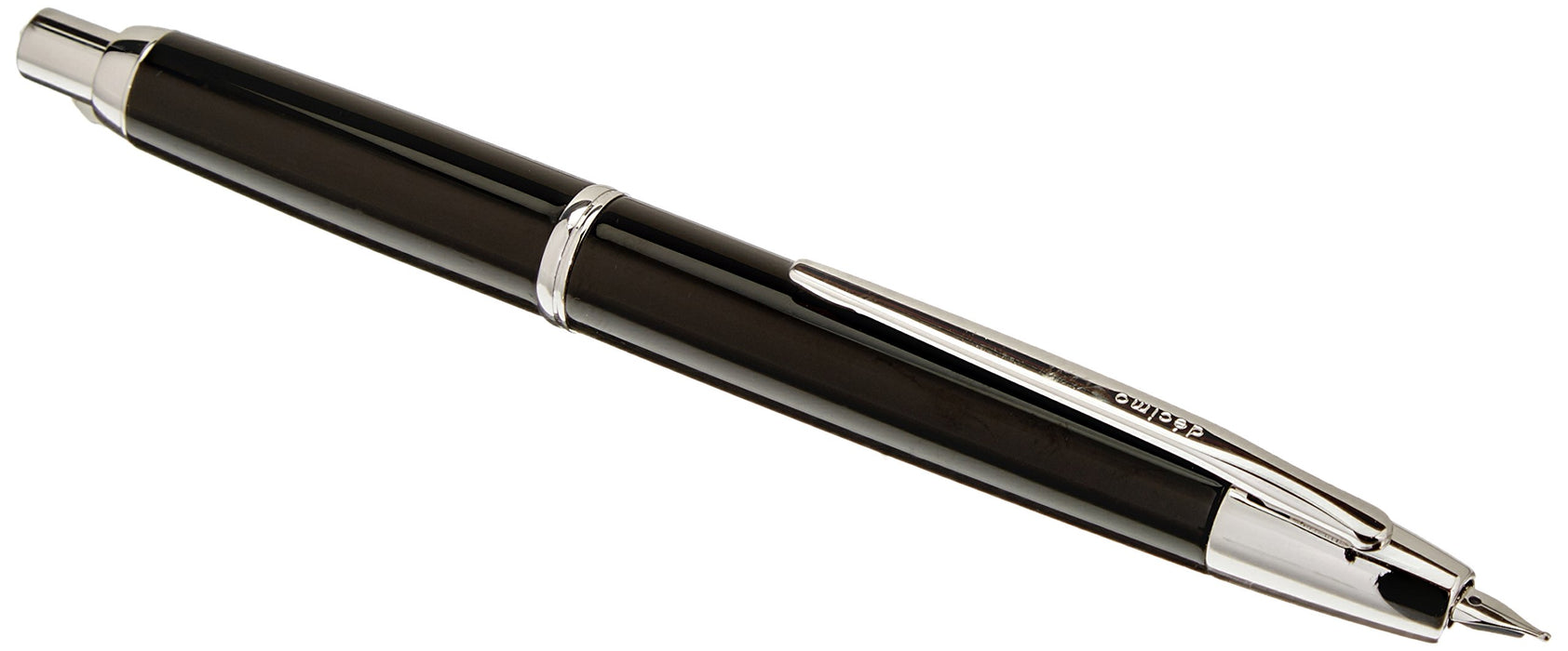 Pilot Capless Decimo FCT15SRBM Black Fountain Pen - Pilot Brand