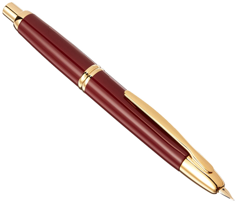 Pilot Capless Deep Red Fountain Pen with Fine Point FC-15SR-DRF