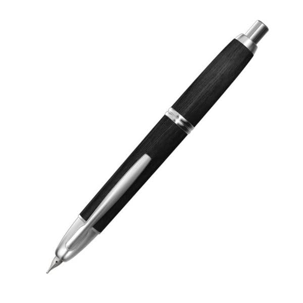 Pilot Fine Point Black Fountain Pen with Capless Wooden Shaft FC-25SK-BF