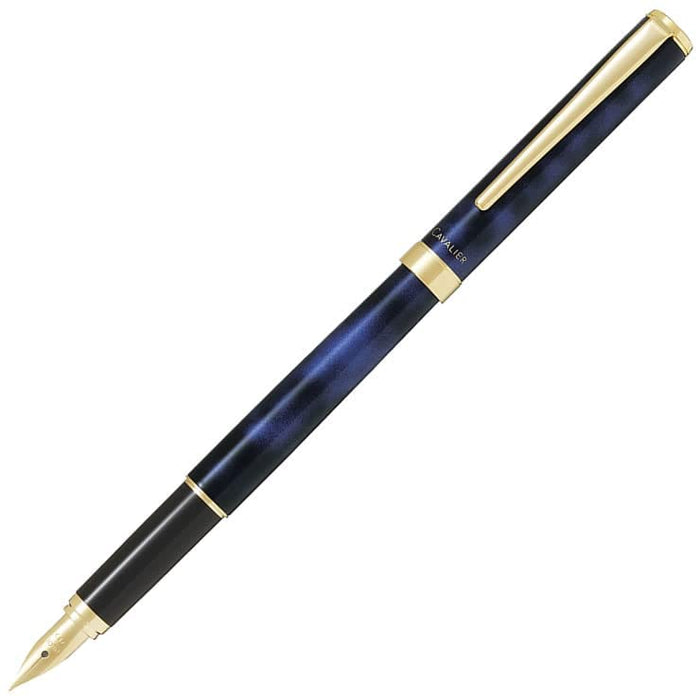 Pilot Cavalier Fine Fountain Pen Black & Blue Fcan-5Sr-Blf - Made In Japan