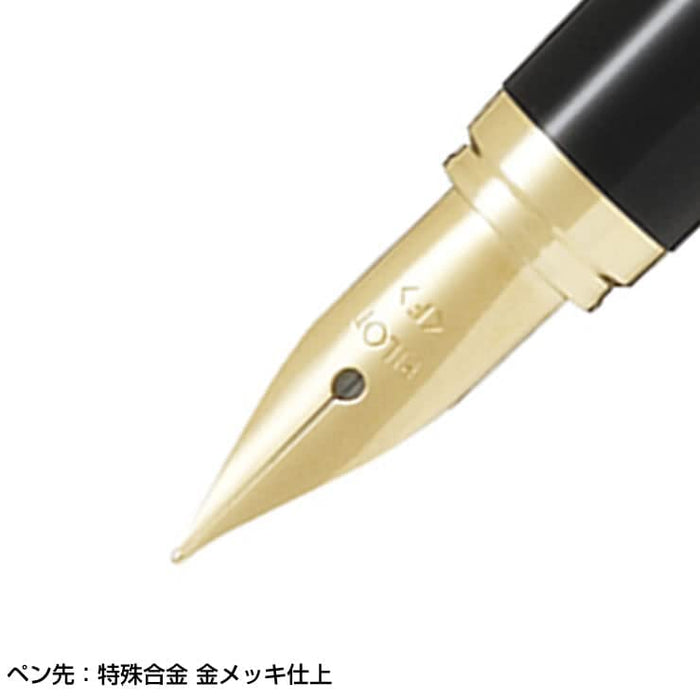 Pilot Cavalier Fine Fountain Pen Black & Blue Fcan-5Sr-Blf - Made In Japan