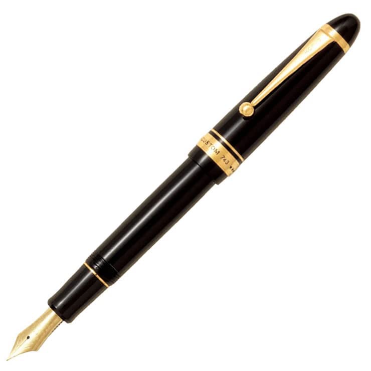 pilot カスタム743 Fニブ パイロット カスタム 743 細字 万年筆 FKK3000RBF ブラック軸シリーズ