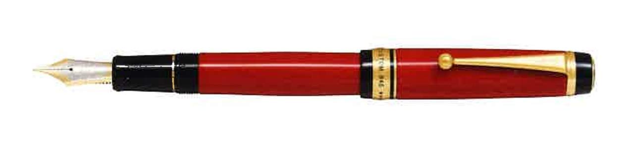 Pilot Custom 845 Extra Bold Fountain Pen Vermilion Lacquer Finish - Fkv-5Mr-R-Bb