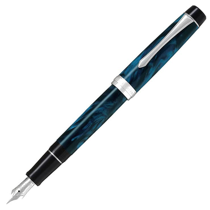 Pilot Custom Heritage Marble Blue Fine Nib Fountain Pen