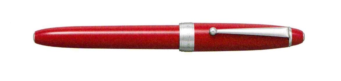 Pilot FKNS-1MR-RF鋼筆客製細尖紅色