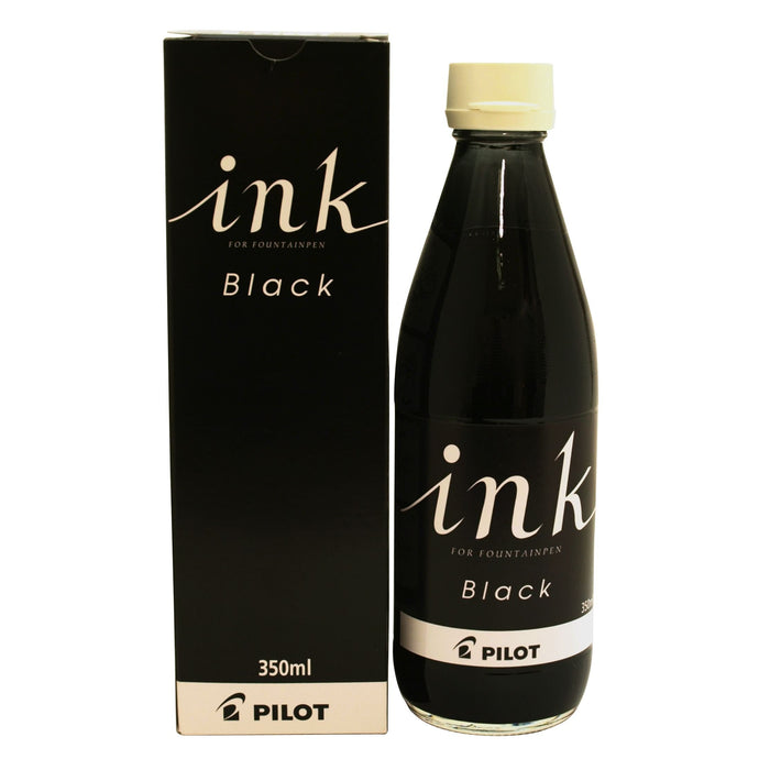 Pilot Black Fountain Pen Ink350B 350ml - Quality Pilot Brand Ink Refill