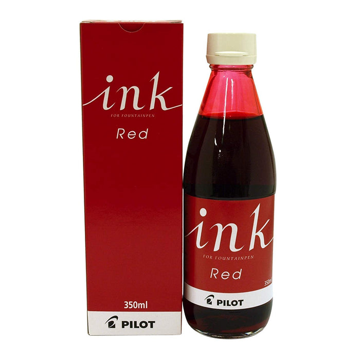 Pilot Fountain Pen Ink350R High-Quality 350ml Red Ink by Pilot