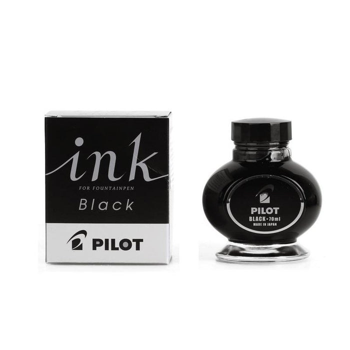 Pilot Fountain Pen Black Ink-70-B 70ml - High-Quality Writing Tool from Pilot