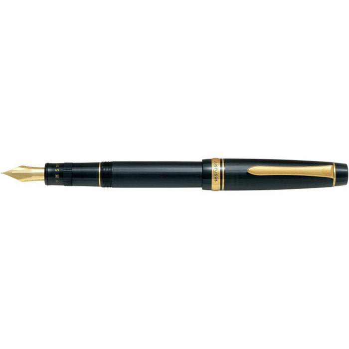 Pilot Justus 95 Medium Fine Fountain Pen in Stripe Black - Fj-3Mr-Sb-Fm