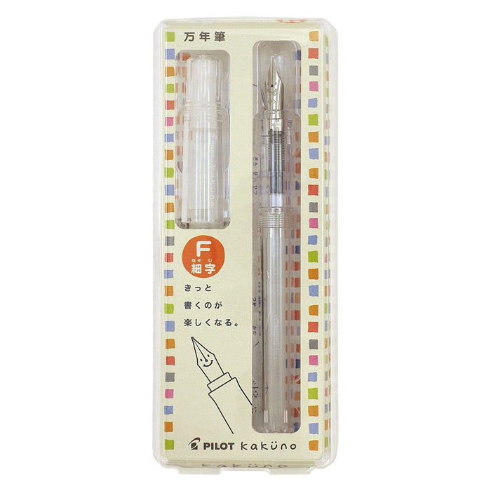 Pilot Kakuno F Transparent Fountain Pen - Reliable Writing Instrument by Pilot