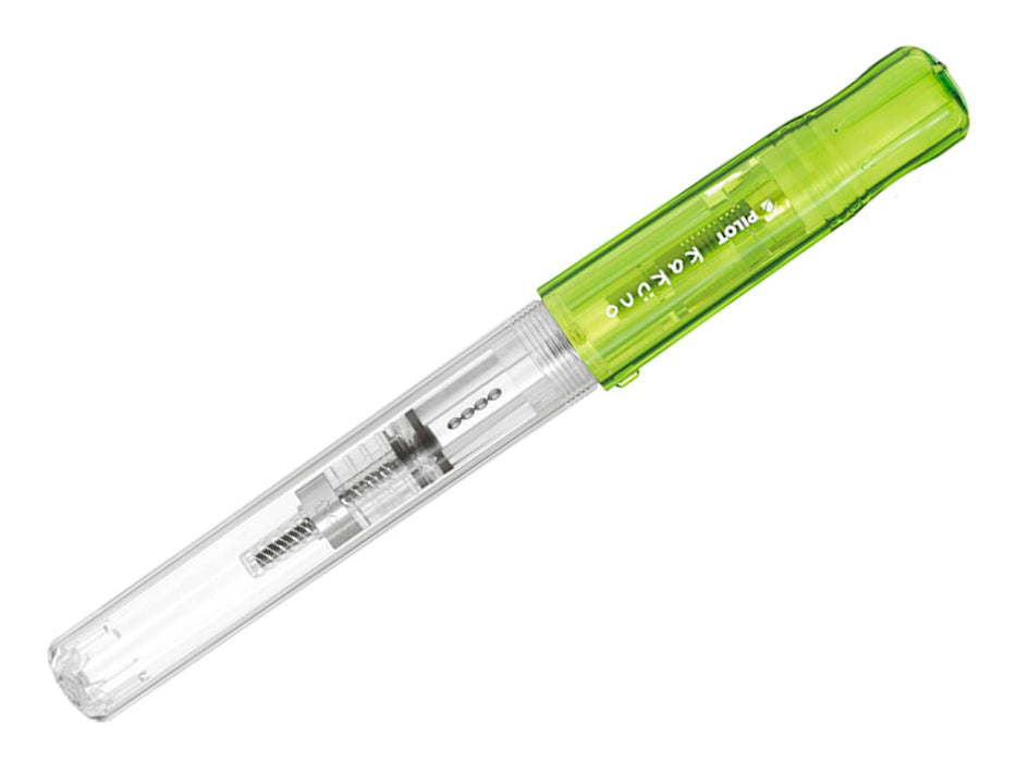 Pilot Kakuno Light Green Transparent Fountain Pen Fine Tip - Limited Edition