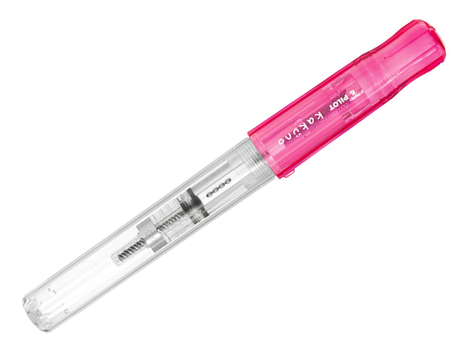 Pilot Kakuno Extra Fine Font Limited Edition Transparent Pink Fountain Pen