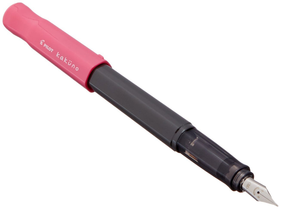 Pilot Kakuno M Pink Fountain Pen - High-Quality and Durable Writing Instrument