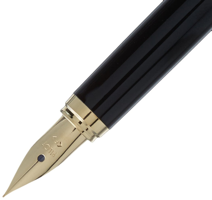 Pilot Kavalier Fountain Pen Fine Black & Gray Fcan-5Sr-Bgyf - Made In Japan