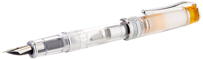 Pilot Prera Colorful Calligraphy Fountain Pen - Transparent Orange FPRN350R