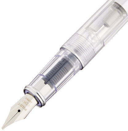 Pilot Prera Colorful Red Transparent Fountain Pen for Calligraphy FPRN350R-TRCM