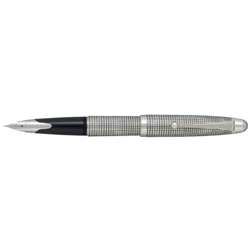 Pilot Medium Point Silvern Lattice Fountain Pen FK-5MS-KO-M