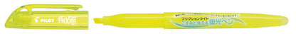 Pilot Frixion Light Yellow Highlighter Pen 5 Pack Erasable Smooth Writing