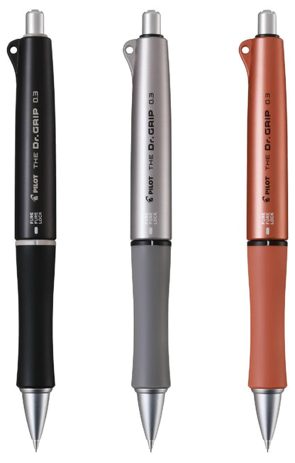 Pilot Dr. Grip 0.3mm Mechanical Pencil Gunmetallic HTDG13GM